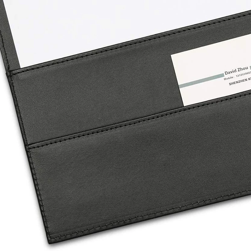 Профессиональный A4 из искусственной кожи Padfolio/CV папка для файлов хранения