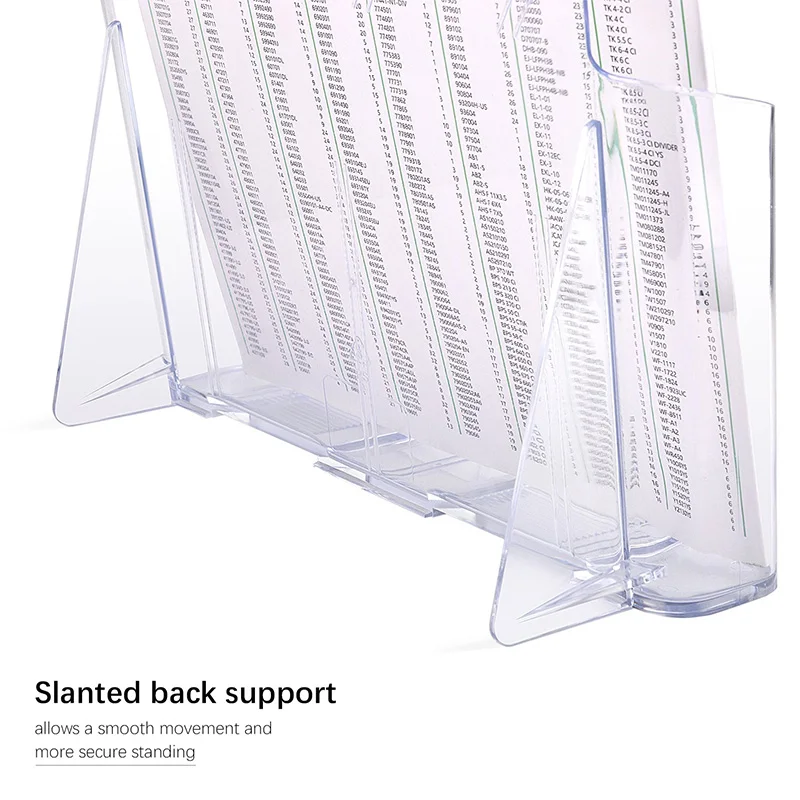 Держатель брошюры 9 3X11 дюймов Пластик держатели для прозрачный флаер держатель