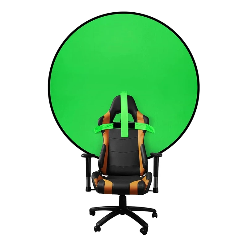 

Background Screen, Green Screen Roll Up, Green Screen Blind, Foldable And Reversible Background For Photography(142Cm)