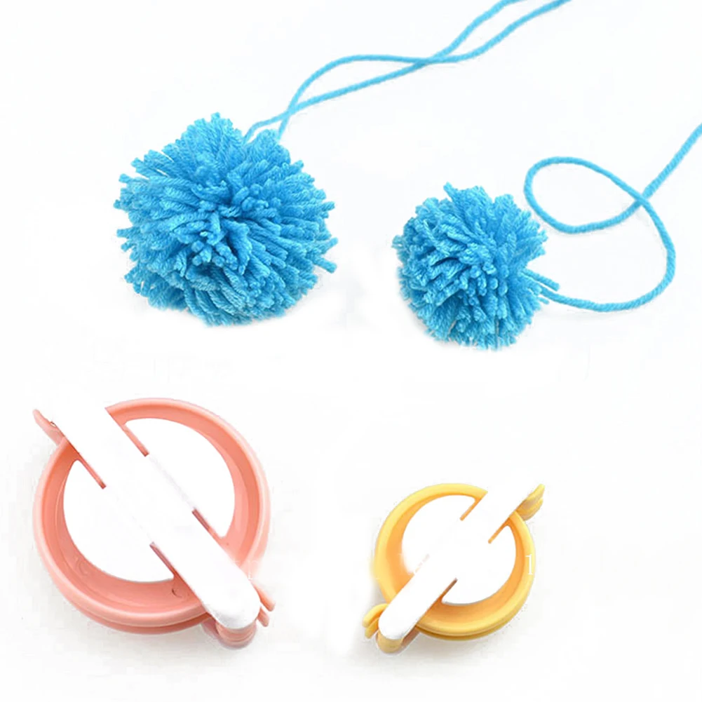 1 Набор эфирных Pom Pompom Maker пушистый шар ткацкая игла ремесло Вязание инструмент DIY