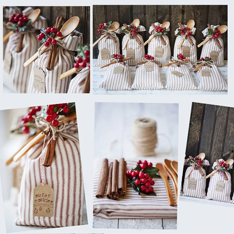 100/50 шт. Искусственные Красные яркие ягоды Падуба украшение гирлянда имитация