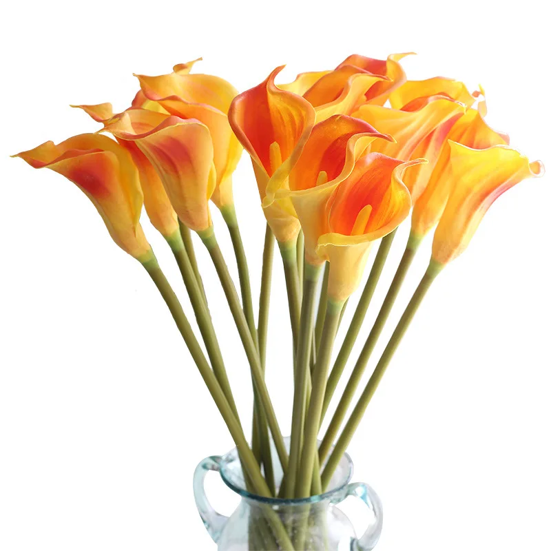 1 шт. Kunstmatige Bloemen broiloft Decoratie искусственные каллы Boeketten Thuis Herfst Kunstplanten Nep Flores