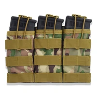 tactical molle magazine pouch hunting airsoft vest ammo pouch m4 open top double triple magazine pouch