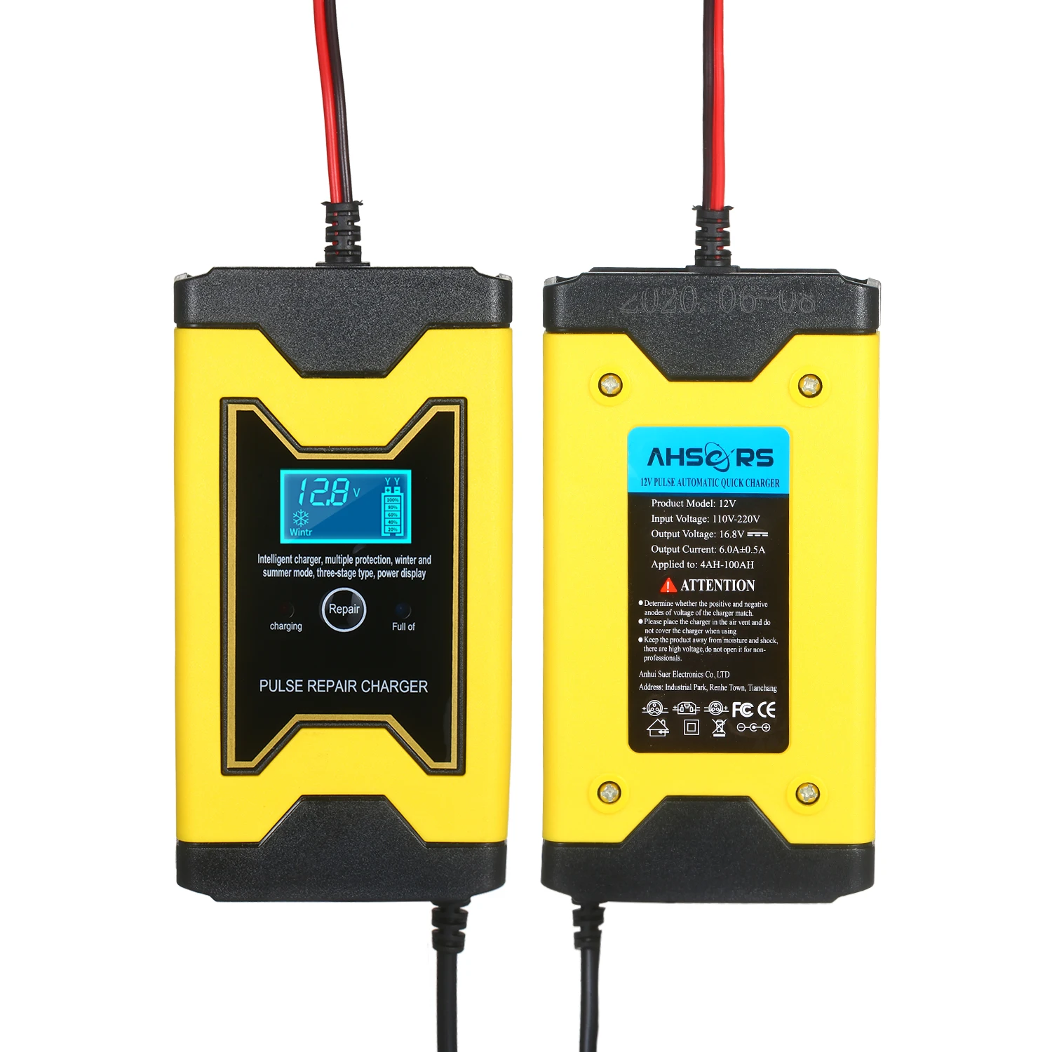Умное миниатюрное импульсное Цифровое зарядное устройство для мотоциклетных и
