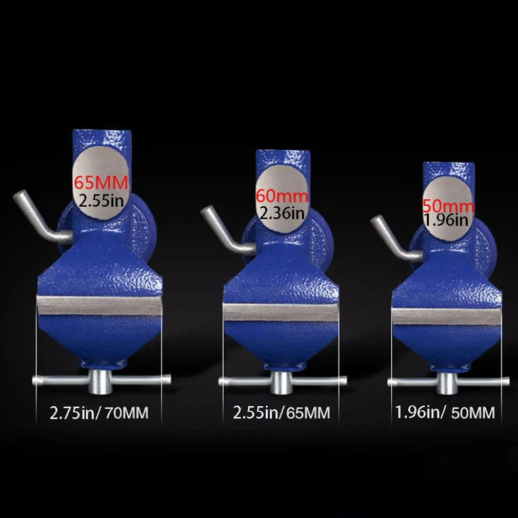 360 градусов поворотный Рабочий верстак тиски для стола сверхмощный базовый зажим