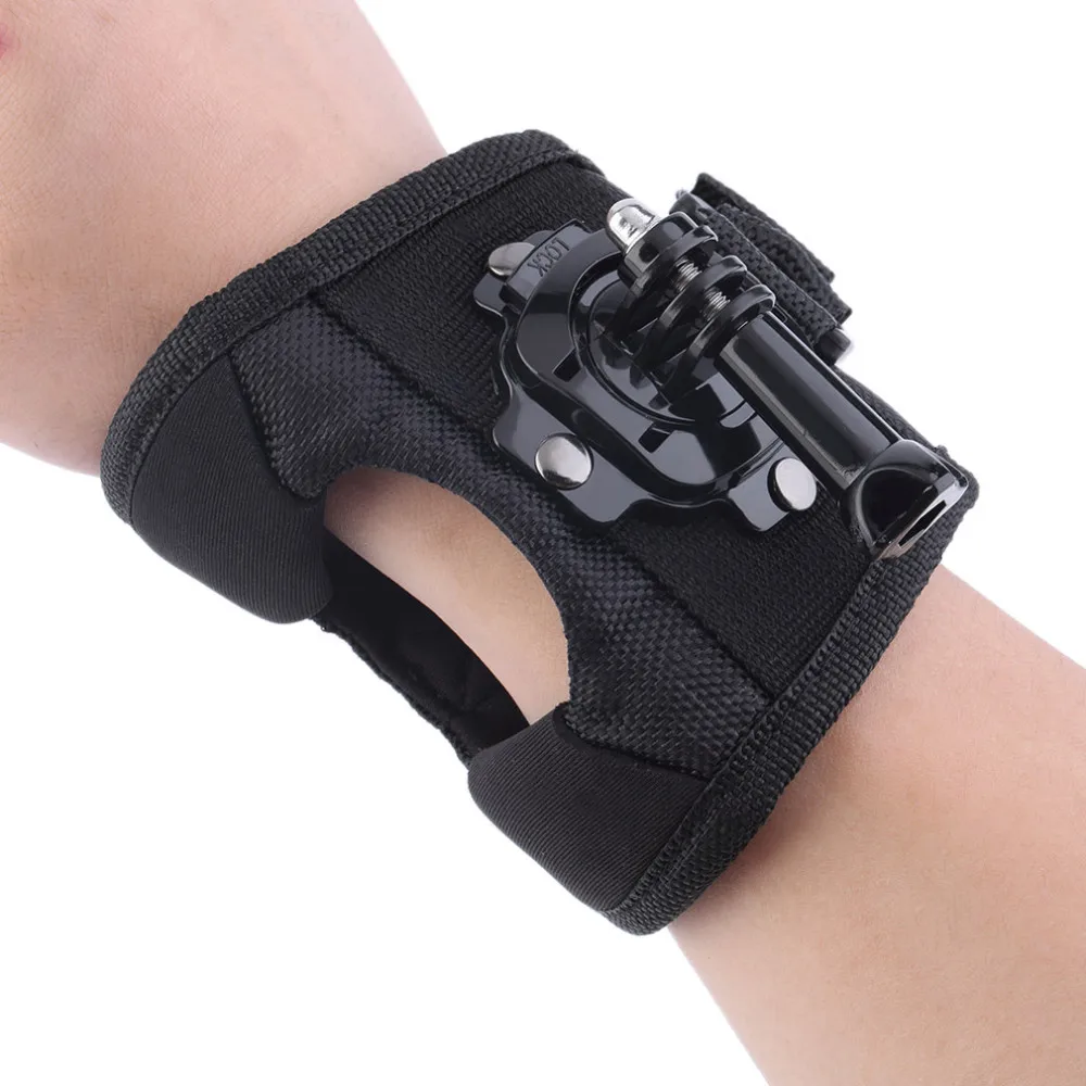 GloryStar 360 Degree Rotation Hand Strap Wrist Belt Mount for Go Pro Hero 7 6 5 4 3 Xiaomi Yi Sjcam Sj4000 Sj5000 Action Camera |