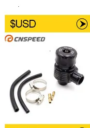 CNSPEED 25 мм два поршня выдувного клапана для Audi A4 S4 Golf Jetta 25 PSI адаптер выдувного сброса BOV YC100365-SL