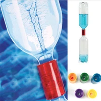 4pcs vortex bottle water connector science cyclone tube experiment