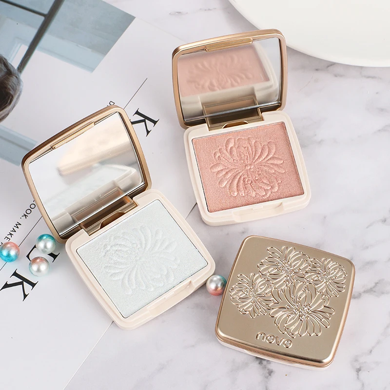 Novo Shimmer Glow Kit хайлайтер пудра палитра осветитель макияж тело лицо бронзант, контур хайлайтер Косметика осветляет кожу