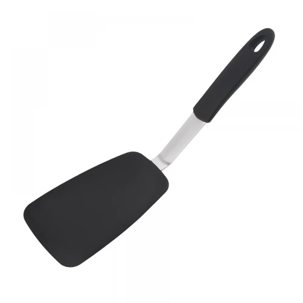 

Silicone Spatula Set Kitchenware Household Stainless Steel Handle Cooking Utensils Baking Tools Non-stick Kitchen Accessorie 1pc