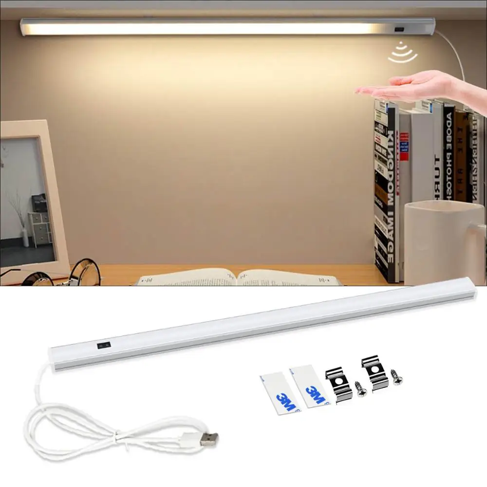 

USB LED Licht Hand Sweep Motion Sensor Tisch Lampe Buch Lesen Lichter 5V power bank betrieben USB Lampe veilleuse coranique