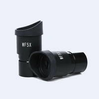 wf 5x 20mm stereo microscope eyepiece with rubber eye guards mounting size 30 5mm