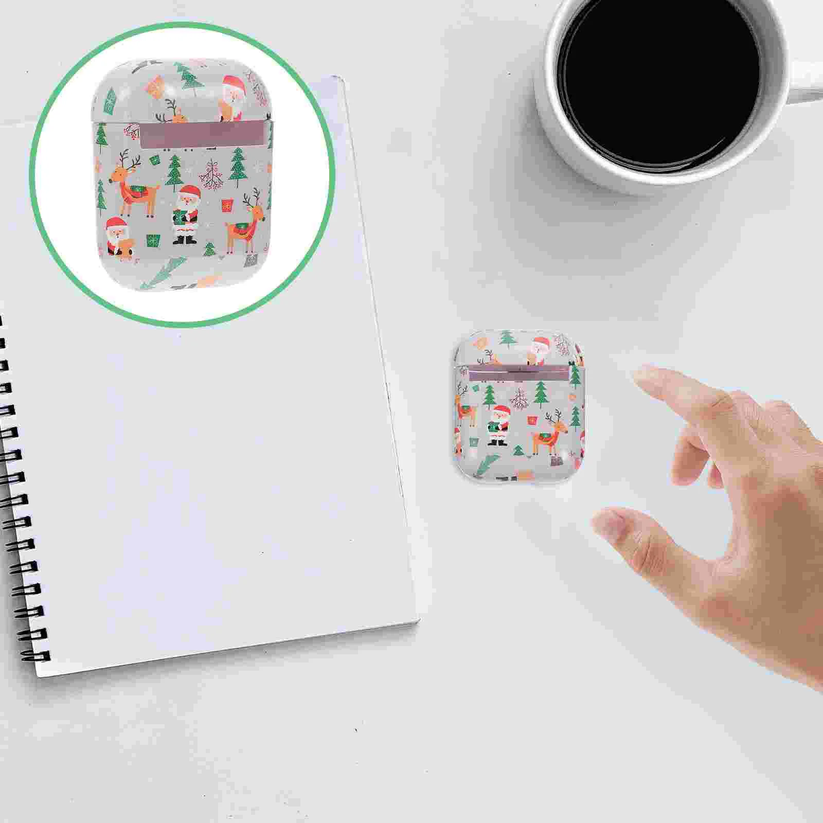 

1Pc Christmas Themed Wireless Earphone Case Compatible for AirPods 1/2 Generation