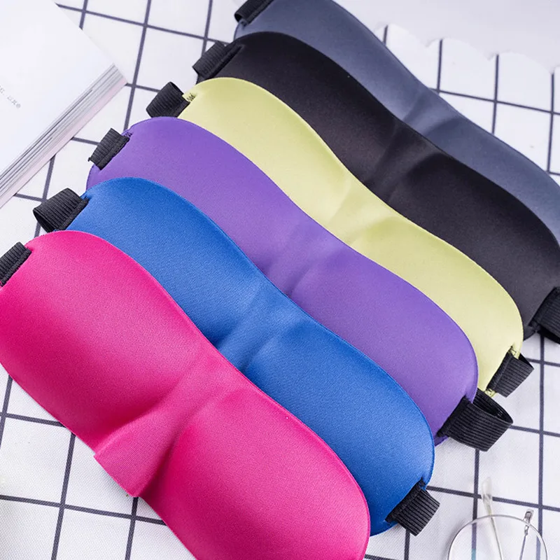 Дорожные маски для глаз шелковая маска сна в полоску с облаком однотонная