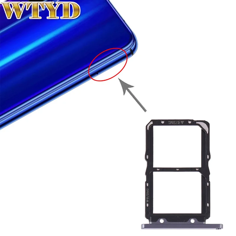 Лоток для SIM карты + лоток гибкий кабель запасная часть смартфона Huawei Honor 20 слот