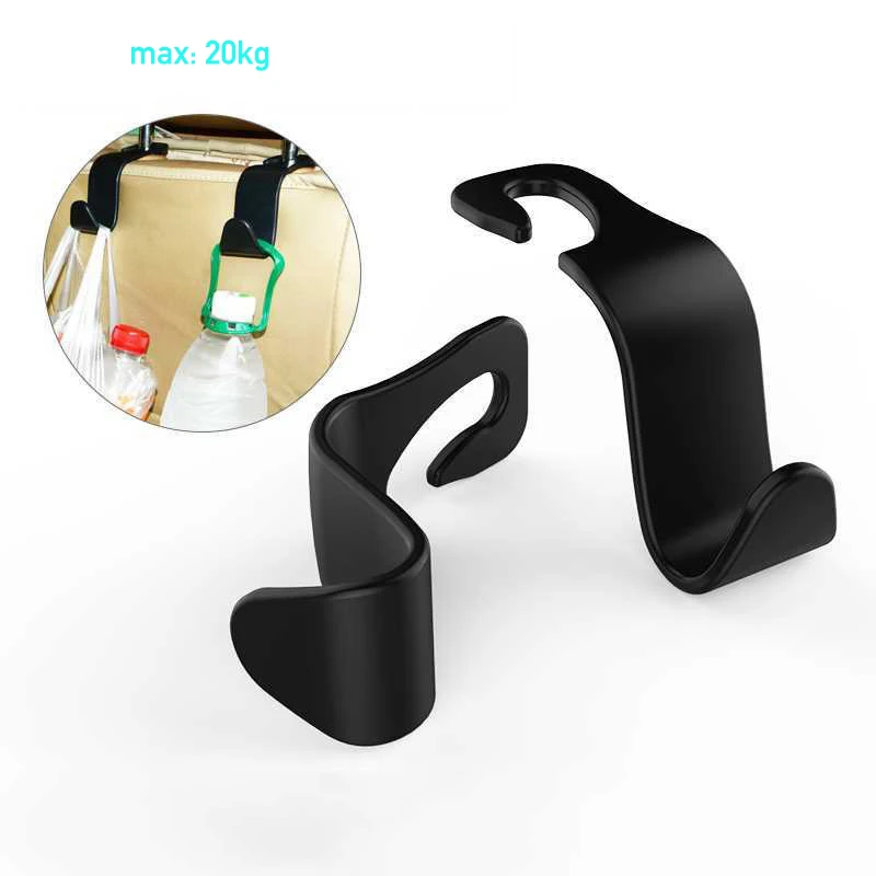 4 шт./компл. крючок для хранения на спинке сиденья автомобиля органайзер