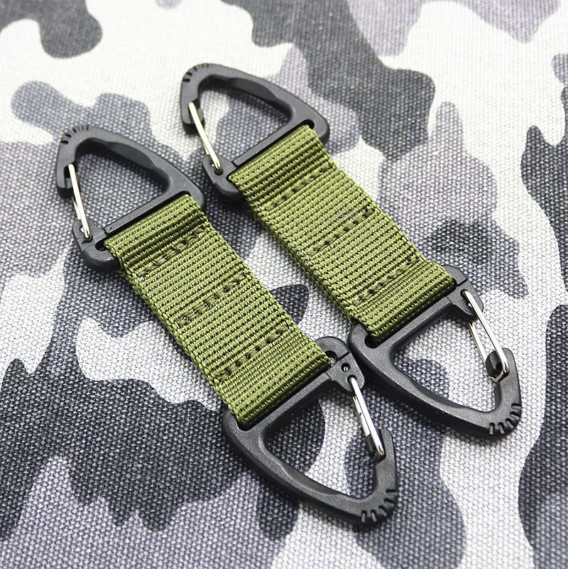 Уличный Зажим для ремня карабин скалолазания пряжка тактического рюкзака сумки