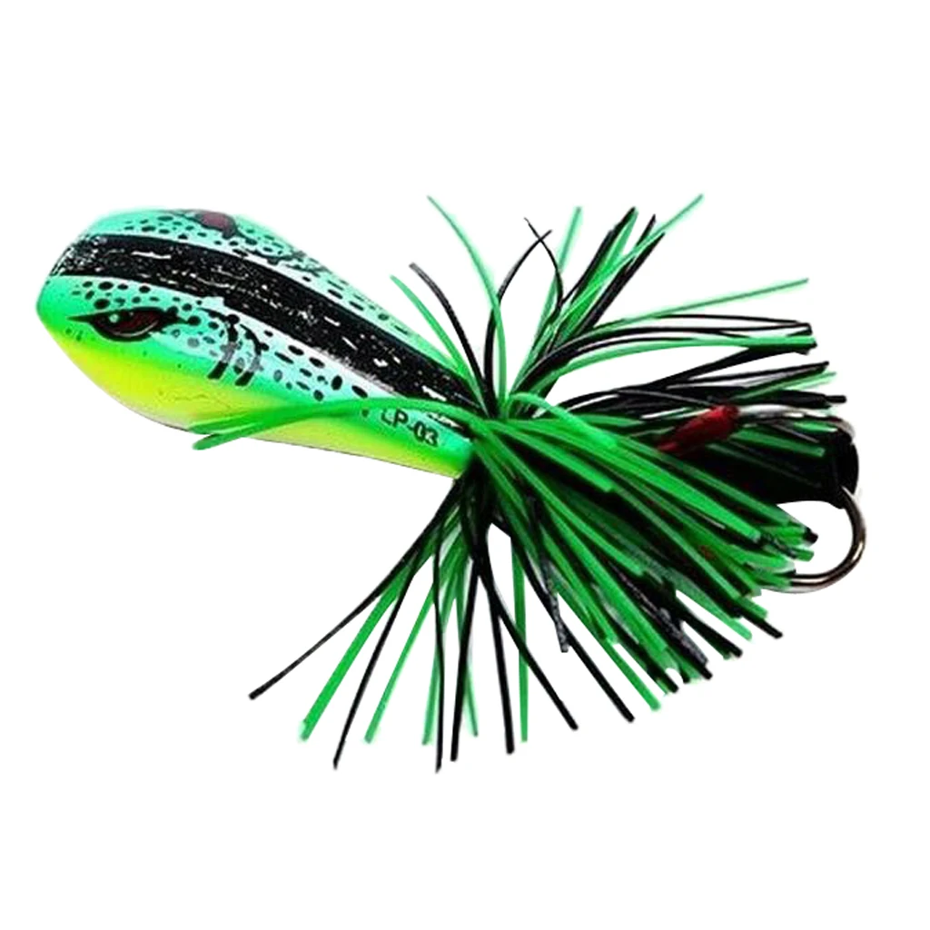 

Double Fishing Lure Worm Jig Hook Hard Bait Fishhook Tackle Baitholder