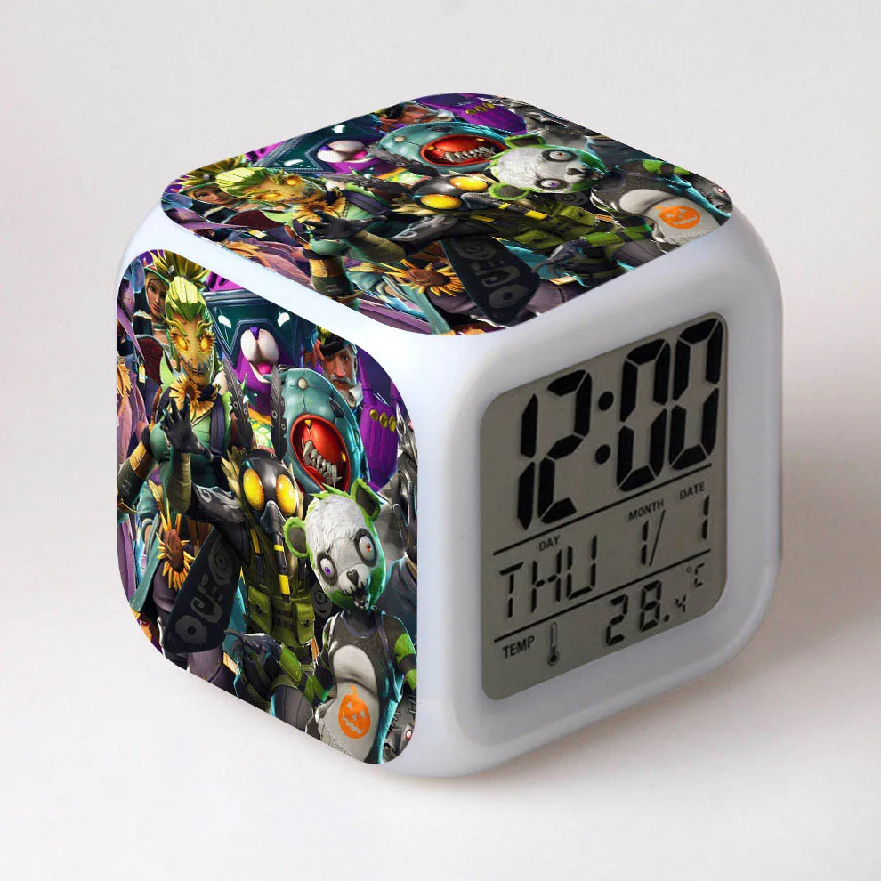 clock Для друзей горячая Будильник Светодиодный светильник Klokken ЖК-дисплей часы Relogio De Mesa настольные пластиковые Reloj - Цвет: clock