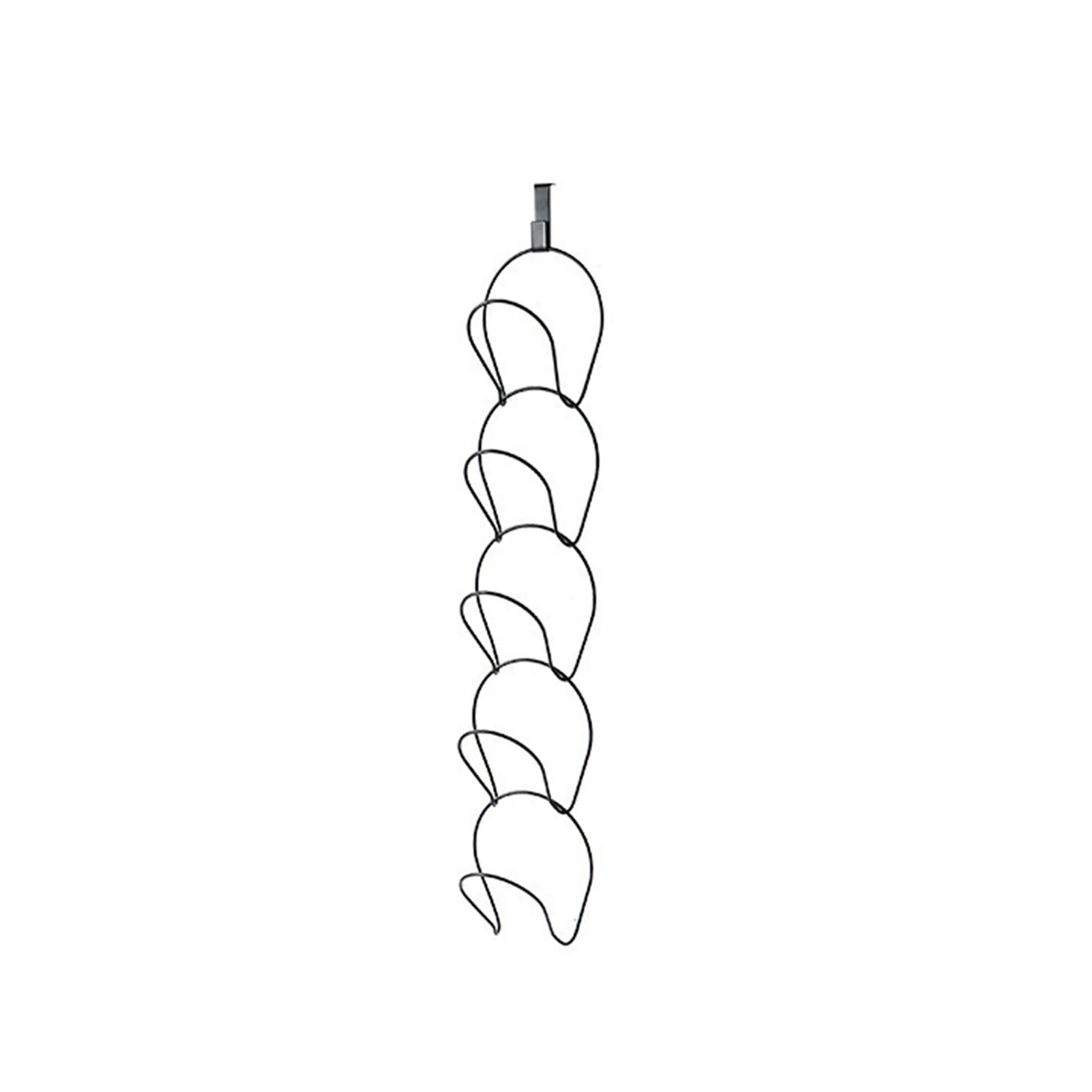 

5Pcs Door/Wall Mounted Hat Iron Rack Baseball Cap Towel Shelf Holder Organizer