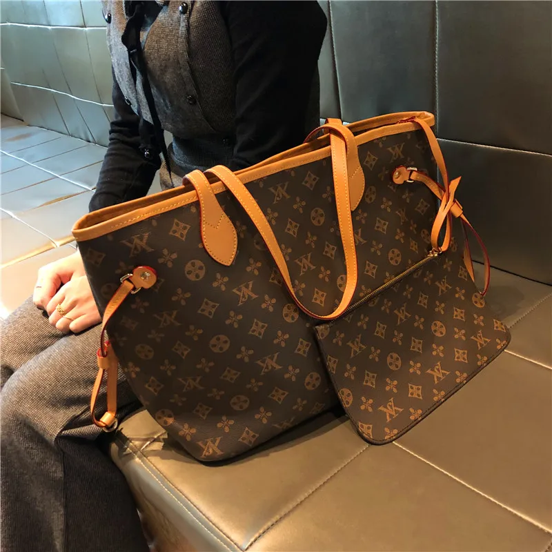 

High Quality Real Leather Shoulder Tote Bags 2021 Large Capacity Women Shopping Bag Casual Luxury Brand Handbags Bolsa Feminina