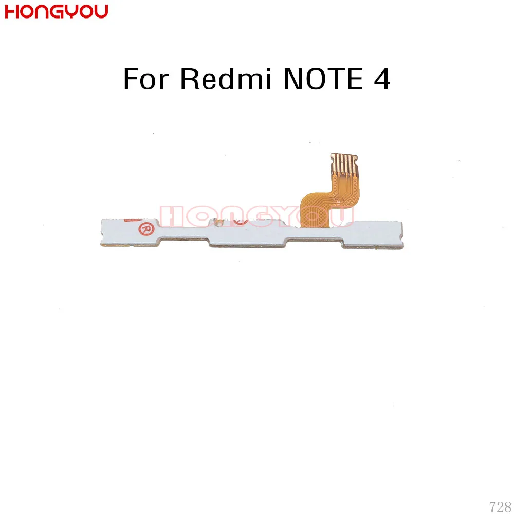 50 шт./лот для Xiaomi Redmi NOTE 4 / 4X глобальная версия кнопки питания и Кнопки громкости