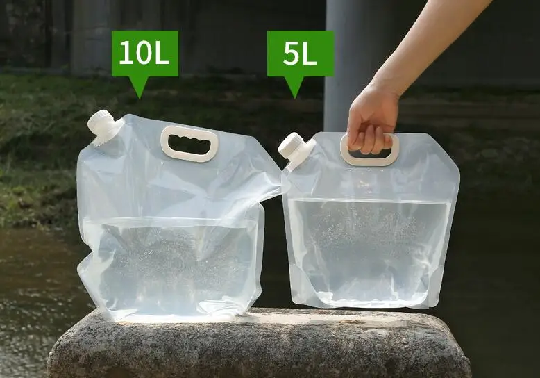 Уличная портативная складная сумка для воды экстренная спортивный складной