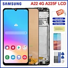100% протестированный дисплей для Samsung Galaxy A22 4G A225 A225F A225FDS, ЖК-дисплей, сенсорный экран, дигитайзер, часть для Samsung A225