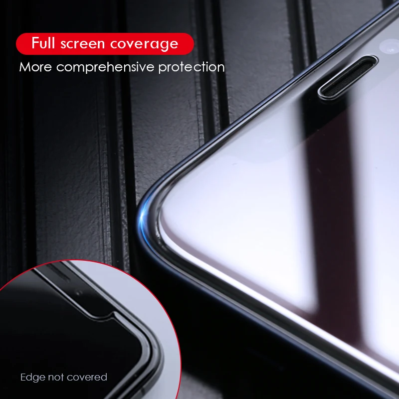 Премиум 2.5D большое дуговое стекло для iphone 12 Pro Max защита экрана покрытие