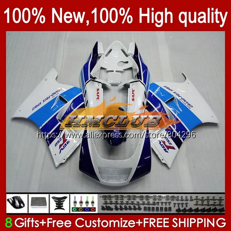 

Корпус для SUZUKI SAPC VJ21 RGVT250 RGV250 88 89 40No.15 VJ 21 22 23 RGV-250 Белый Синий VJ22 VJ23 RGV 250 1988 1989 обтекатель