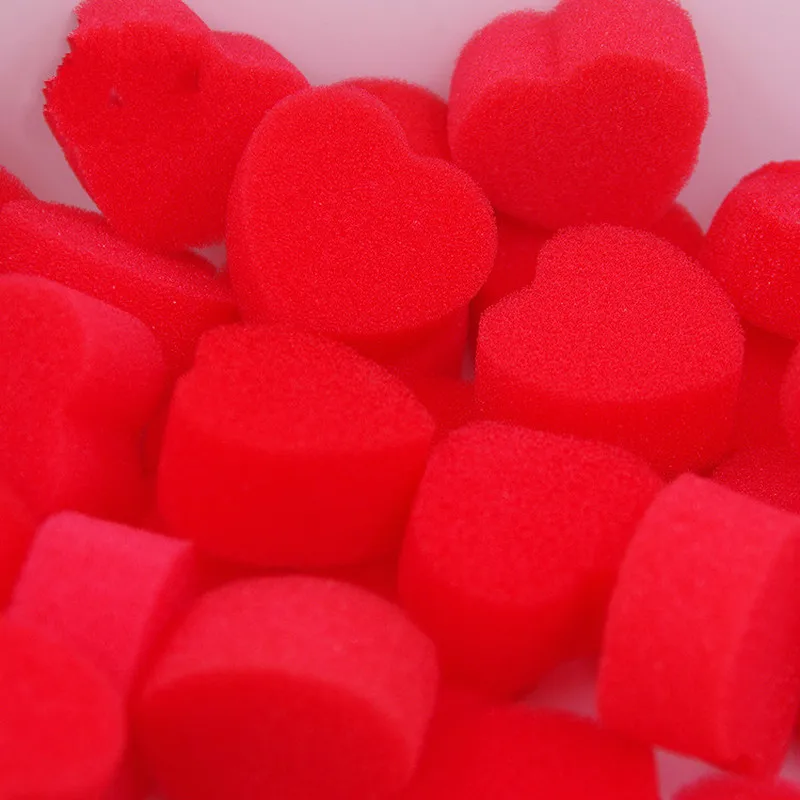 

10Pcs/Pack Red Sponge Hearts Magic Sponeball Heart Shape Funny Magic Tricks Suddenly Appearing Close Up Gimmick Props