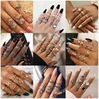 Модное высококачественное женское кольцо с геометрическими фигурами, 5 шт.компл., ювелирные изделия 2021 в готическом стиле, оптовая продажа