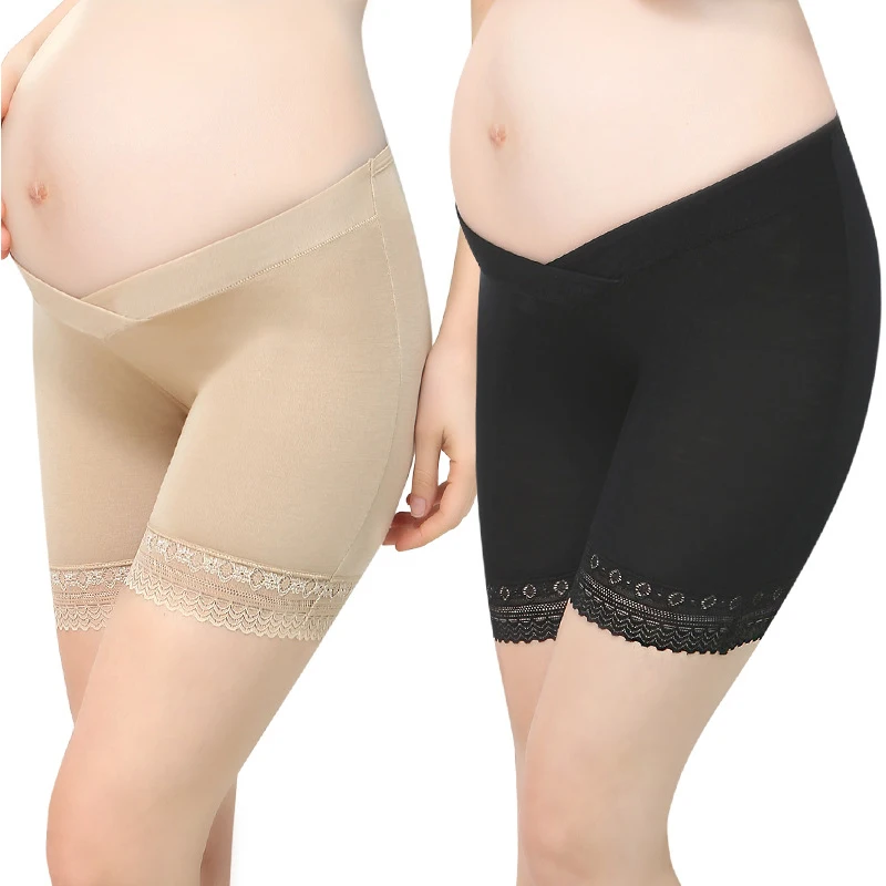 Леггинсы короткие для беременных женщин модал мягкие хлопковые поддерживающие