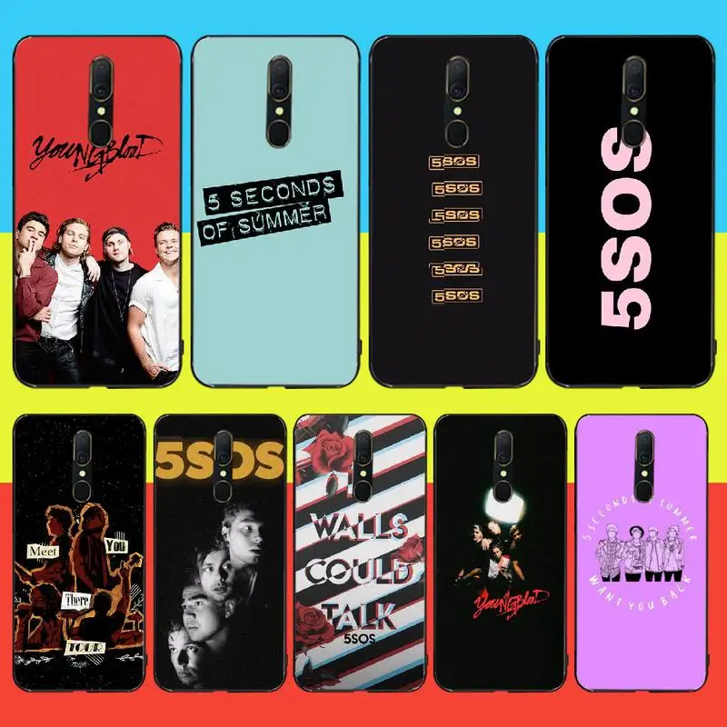 PENGHUWAN 5SOS 5 seconds of summer &quotсделай сам&quot Роскошный чехол для телефона Oppo A5 A9 2020 A11x A71 A73S