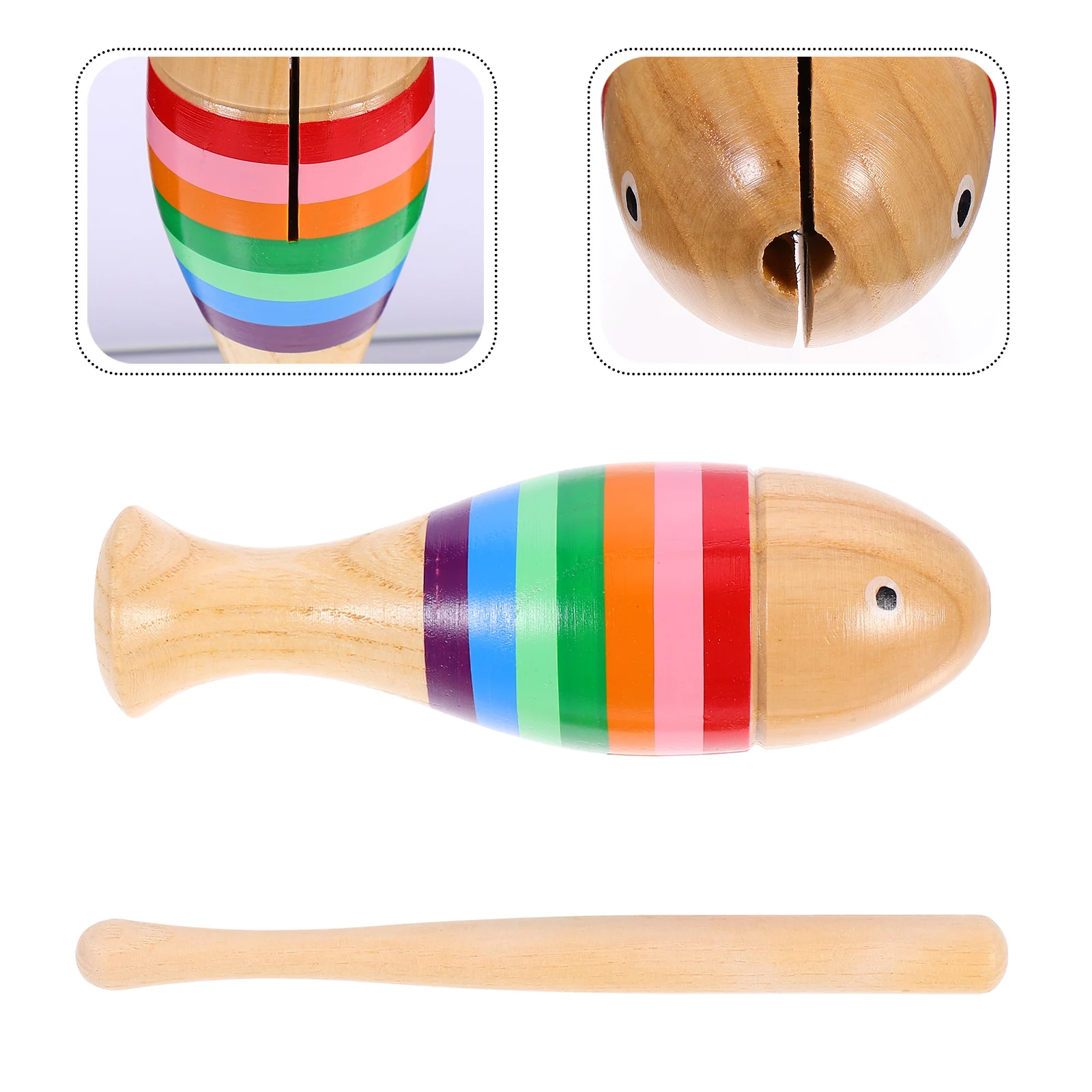 

1 Set Kids Musical Instrument Fish Shape Kids Percussion Toy Educational Toys