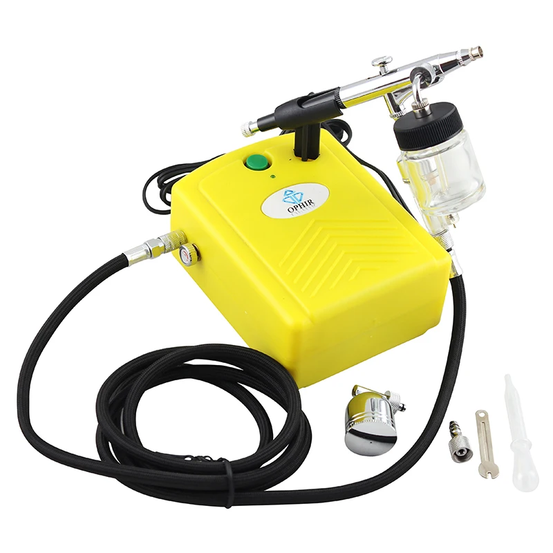 Комплект аэрографа OPHIR 0 3 мм Аэрограф аэрозольная краска воздушный компрессор