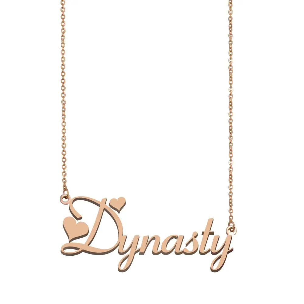 

Dynasty Name Necklace , Custom Name Necklace for Women Girls Best Friends Birthday Wedding Christmas Mother Days Gift
