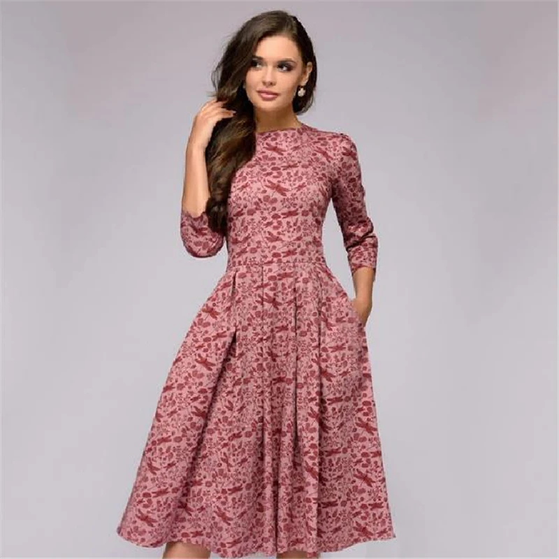 

2019 Summer Women Boho Floral Printed Dress O Neck Ruffles Slim Waist A-Line Mini Dresses Casual Beach Half Dress Vestidos