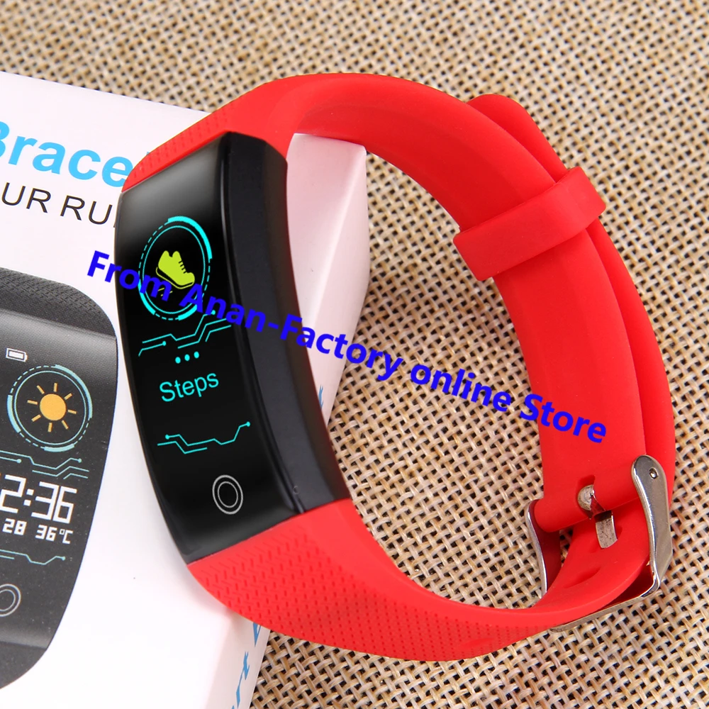 QW18 умный Браслет IP68 Водонепроницаемый Smartband монитор сердечного ритма во время сна спортивный Шагомер фитнес-трекер Bluetooth Smartwatch