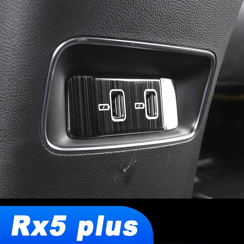 

Автомобильный подлокотник Lsrtw2017, задняя панель зарядного устройства USB, планка для Mg Roewe Rx5 Plus 2020 2021, аксессуары для интерьера, автостайлинг