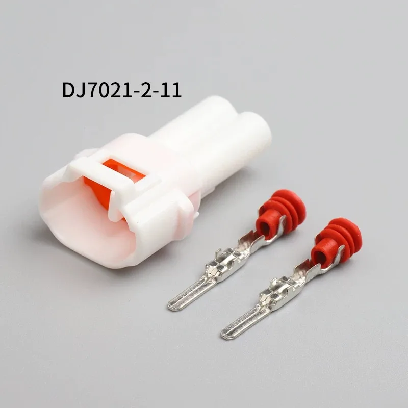 6187-2171 500 шт 2Pin 2 мм Мужской авто мотоцикл электронный соединитель проводки для AUdi VW
