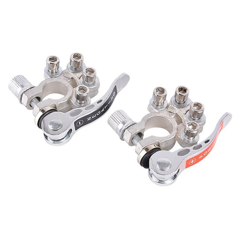 

1 Pair Toolless Quick Disconnect Battery Main Cable Post Terminal Shut-Off Connectors 12v 6v 24v Boat Race Car UTV Tractor Truck