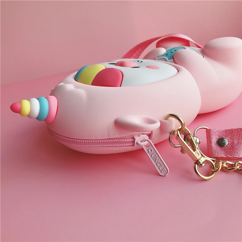 Женские сумки через плечо дизайнерские с мультяшным единорогом женская модная