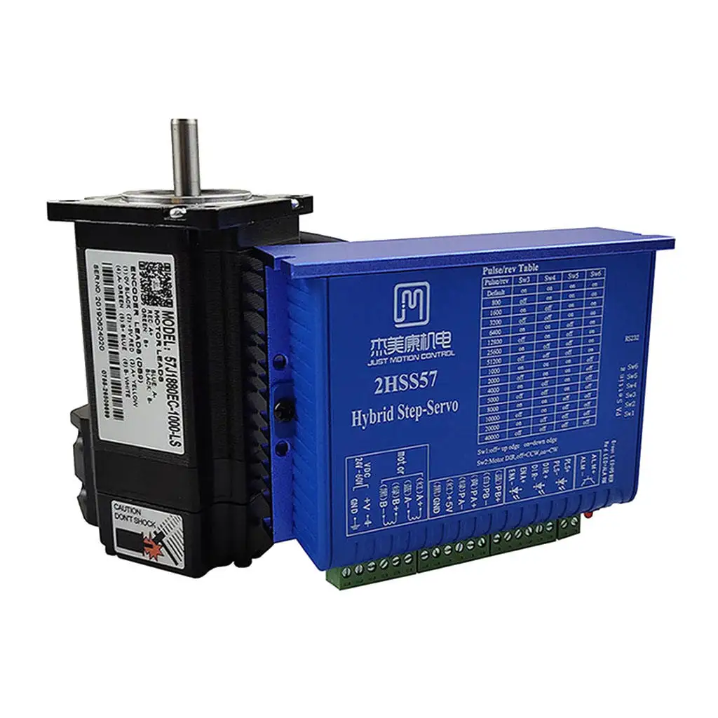 

New 2.0N.M Motor Driver Controller 2HSS57 Stepper Motor Step Servo Kit