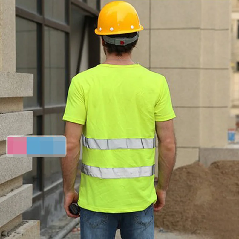Рабочая Светоотражающая футболка рабочая одежда для езды на мотоцикле и
