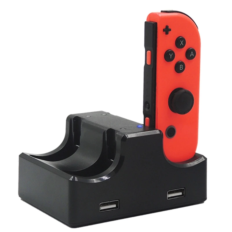 

Four-port Gamepad Charger for N-SWITCH Fast Charging Dock Charger Station