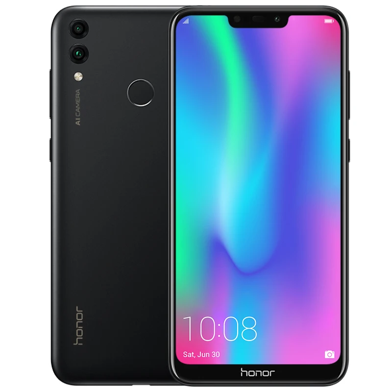 Смартфон HONOR 8C с 6 26 дюймовым дисплеем восьмиядерным процессором Snapdragon 632 ОЗУ 4 Гб