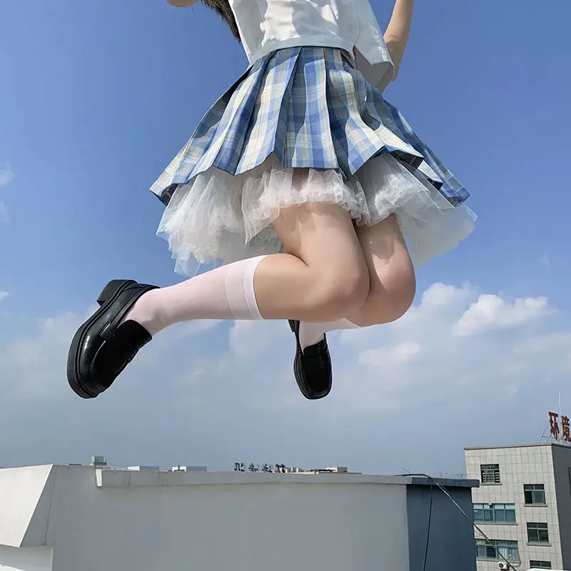 

Daily jk skirt summer lace safety pants girls anti-empty lolita cute flower wedding cloud bottoming shorts