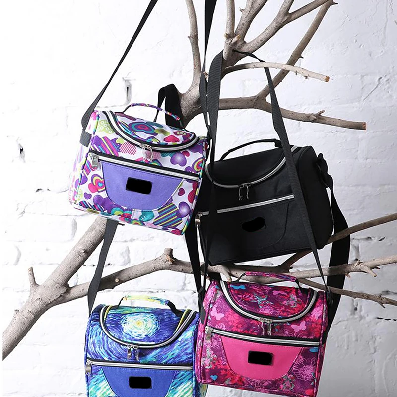 Цветная детская изолированная сумка для ланча диагональные сумки кулеры