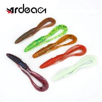 ardea soft lures 75mm 1 7g silicone bait artificial worm curly jigging tail bass wobblers swimbait fishing tackle